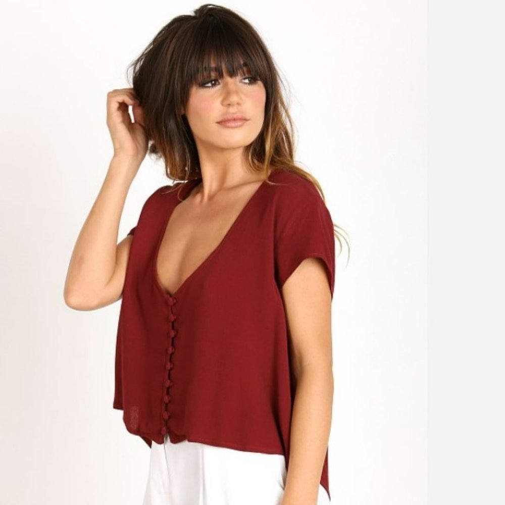 Flynn Skye Venice Top - Merlot